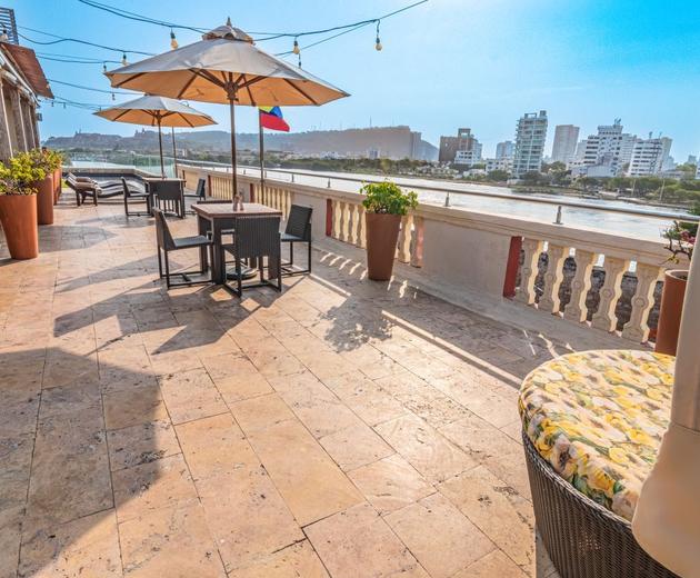 360° terrace GHL Collection Armería Real Hotel Cartagena