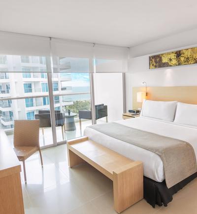 Standard double bed rooms  Sonesta Cartagena