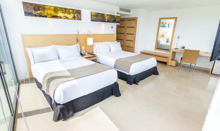 Standard two double bed room  Sonesta Cartagena