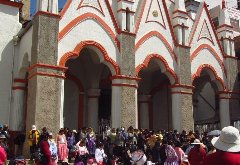 San juan bautista church  GHL Lago Titicaca Puno