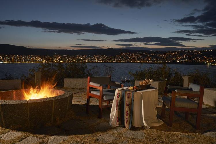 Romantic dinner GHL Hotel Lago Titicaca Puno
