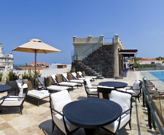 Bastión terrace Bastion Luxury Hotel Cartagena
