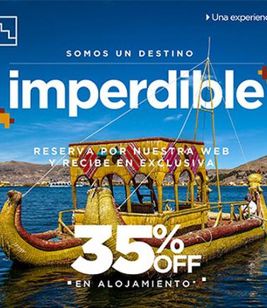 35% off limited time Sonesta Hotel Posadas del Inca Puno