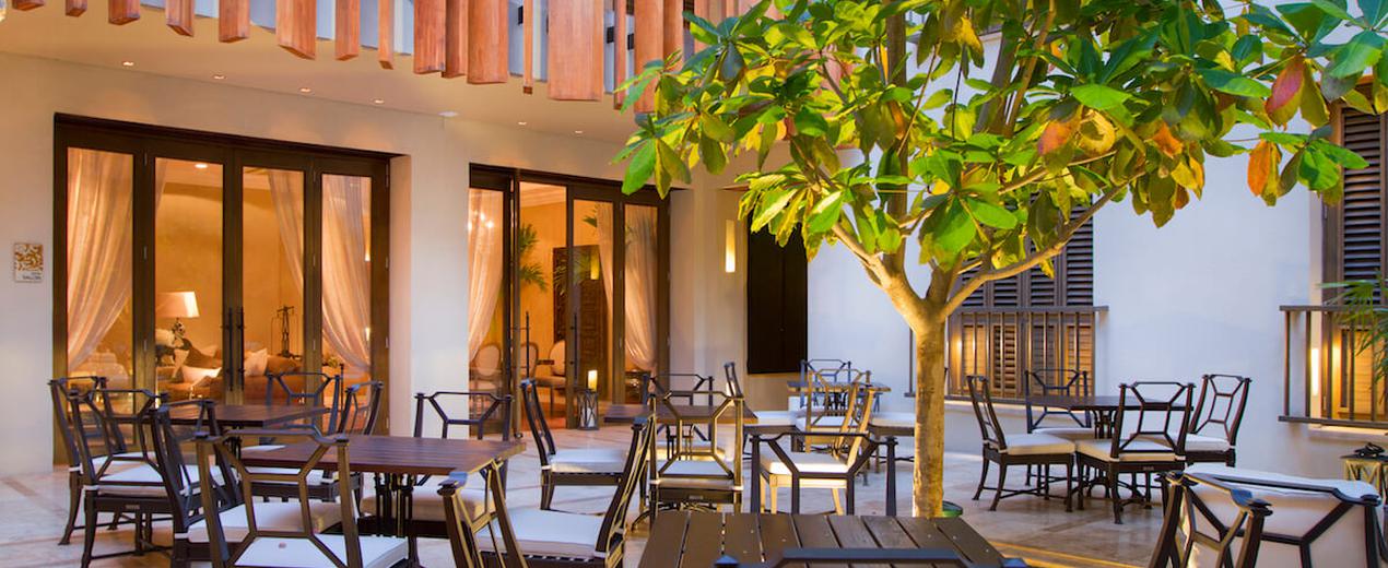 El gobernador patio Bastion Luxury Hotel Cartagena