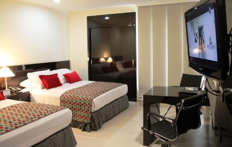 Luxury twin room Hotel Porton Medellín GHL